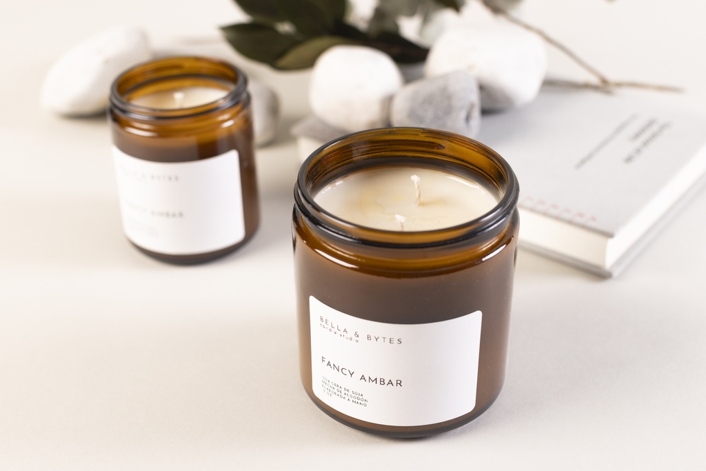 VELA DE SOJA FANCY ÁMBAR